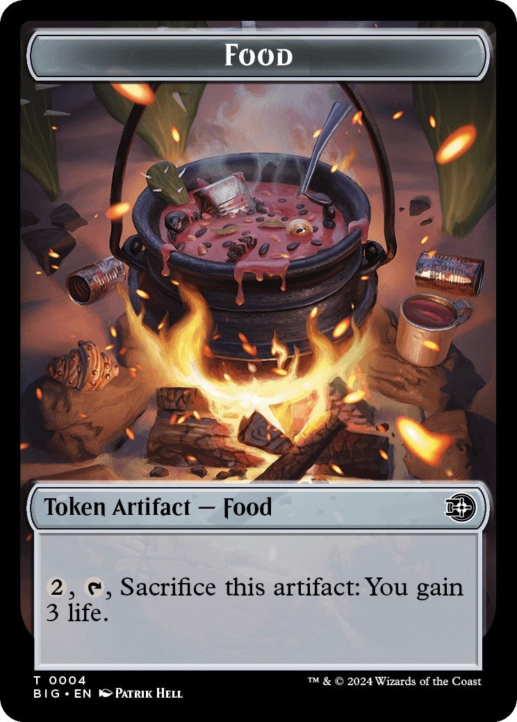 Image for Food // Plot Double-Sided Token (4 // 20) (Outlaws of Thunder Junction: The Big Score) - Magic: The Gathering