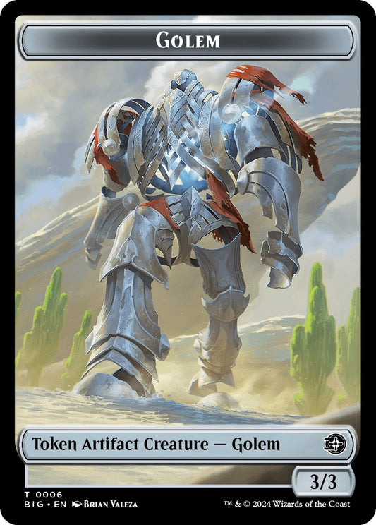 Image for Golem Token (6) (Outlaws of Thunder Junction: The Big Score) - Magic: The Gathering