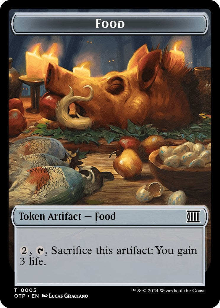 Image for Food Token (5) (Outlaws of Thunder Junction: Breaking News) - Magic: The Gathering