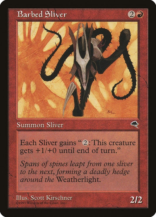 Image for Barbed Sliver (163) (Tempest) - Magic: The Gathering