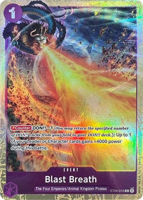 Image for Blast Breath (Premium Card Collection -Best Selection Vol. 1-) (ST04-016) (One Piece Promotion Cards) - One Piece Card Game