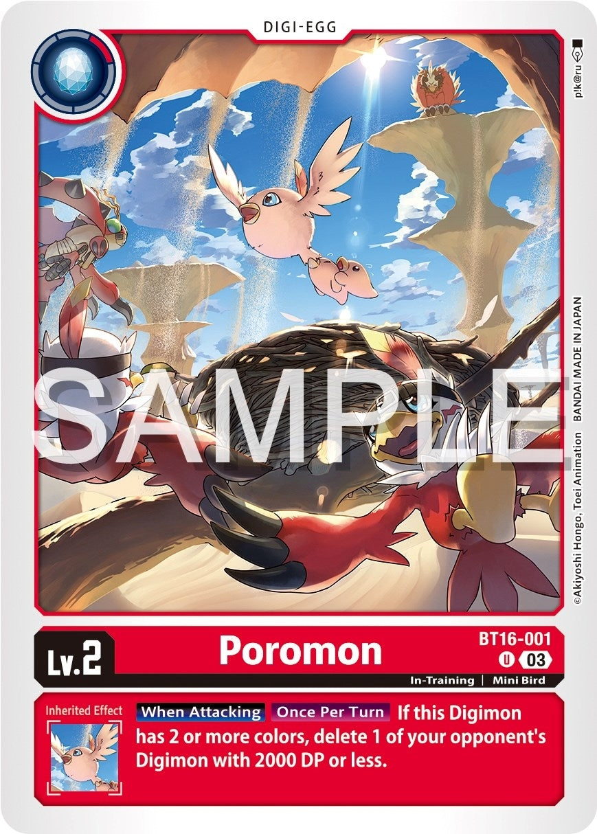 Image for Poromon (BT16-001 U) (Beginning Observer) - Digimon Card Game