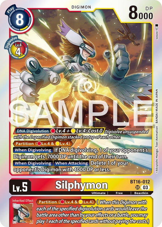 Image for Silphymon (BT16-012 SR) (Beginning Observer) - Digimon Card Game