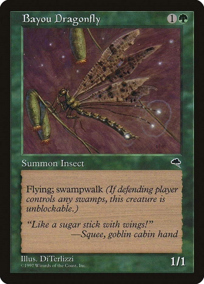 Image for Bayou Dragonfly (215) (Tempest) - Magic: The Gathering