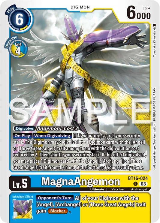 Image for MagnaAngemon (BT16-024 U) (Beginning Observer) - Digimon Card Game