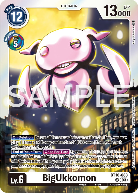 Image for BigUkkomon (BT16-083 SR) (Beginning Observer) - Digimon Card Game