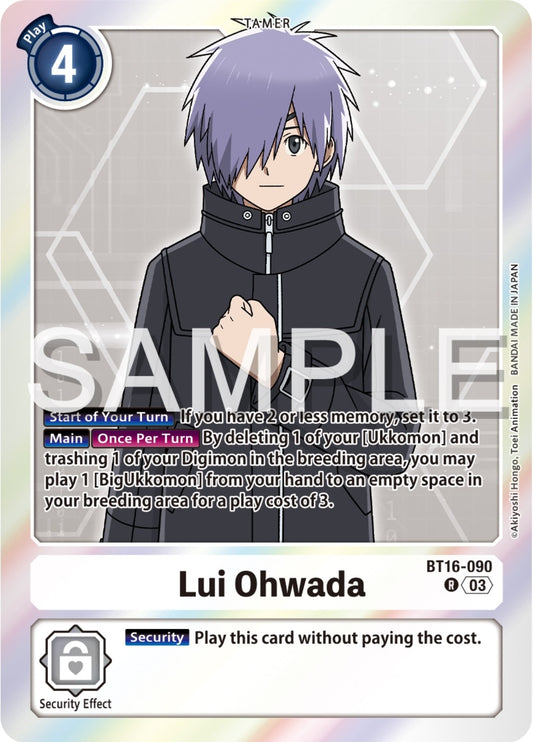 Image for Lui Ohwada (BT16-090 R) (Beginning Observer) - Digimon Card Game