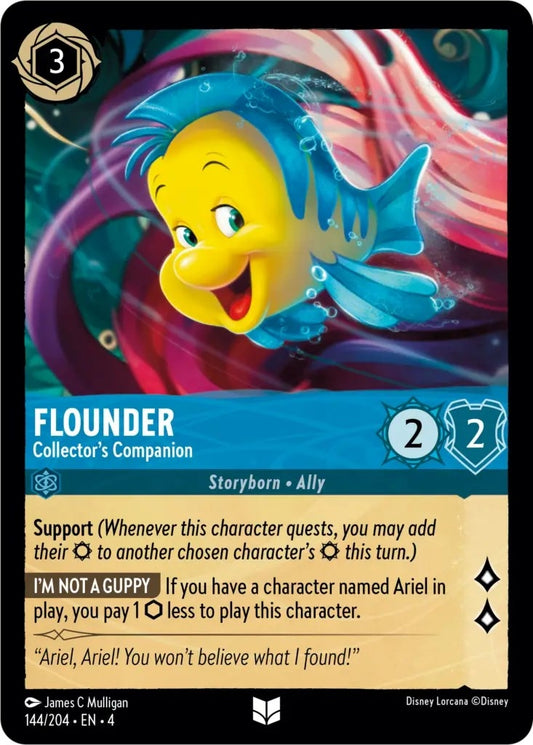 Image for Flounder - Collector's Companion (144/204) (Ursula's Return) - Disney Lorcana