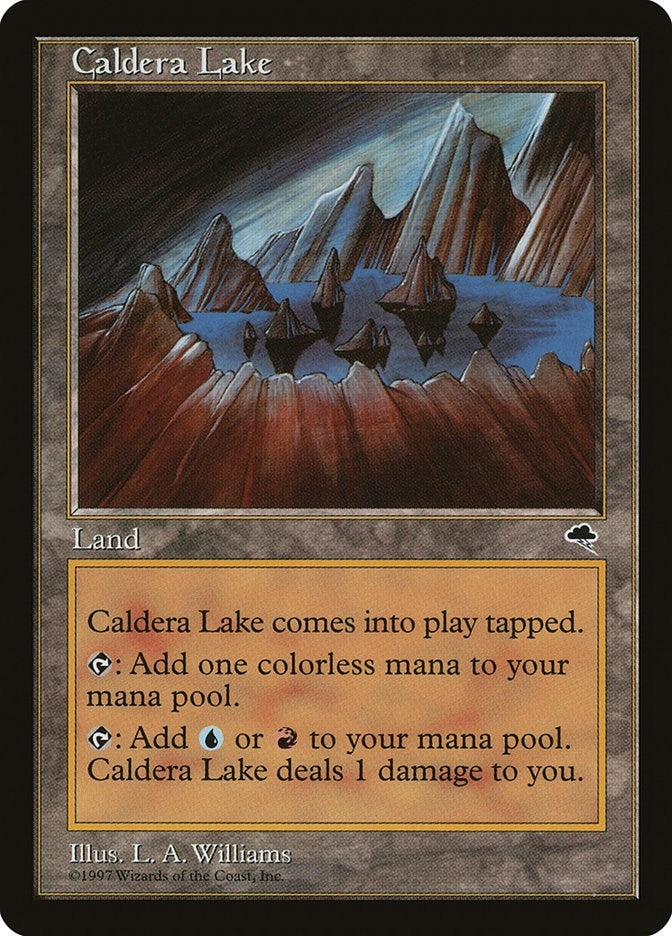 Image for Caldera Lake (316) (Tempest) - Magic: The Gathering