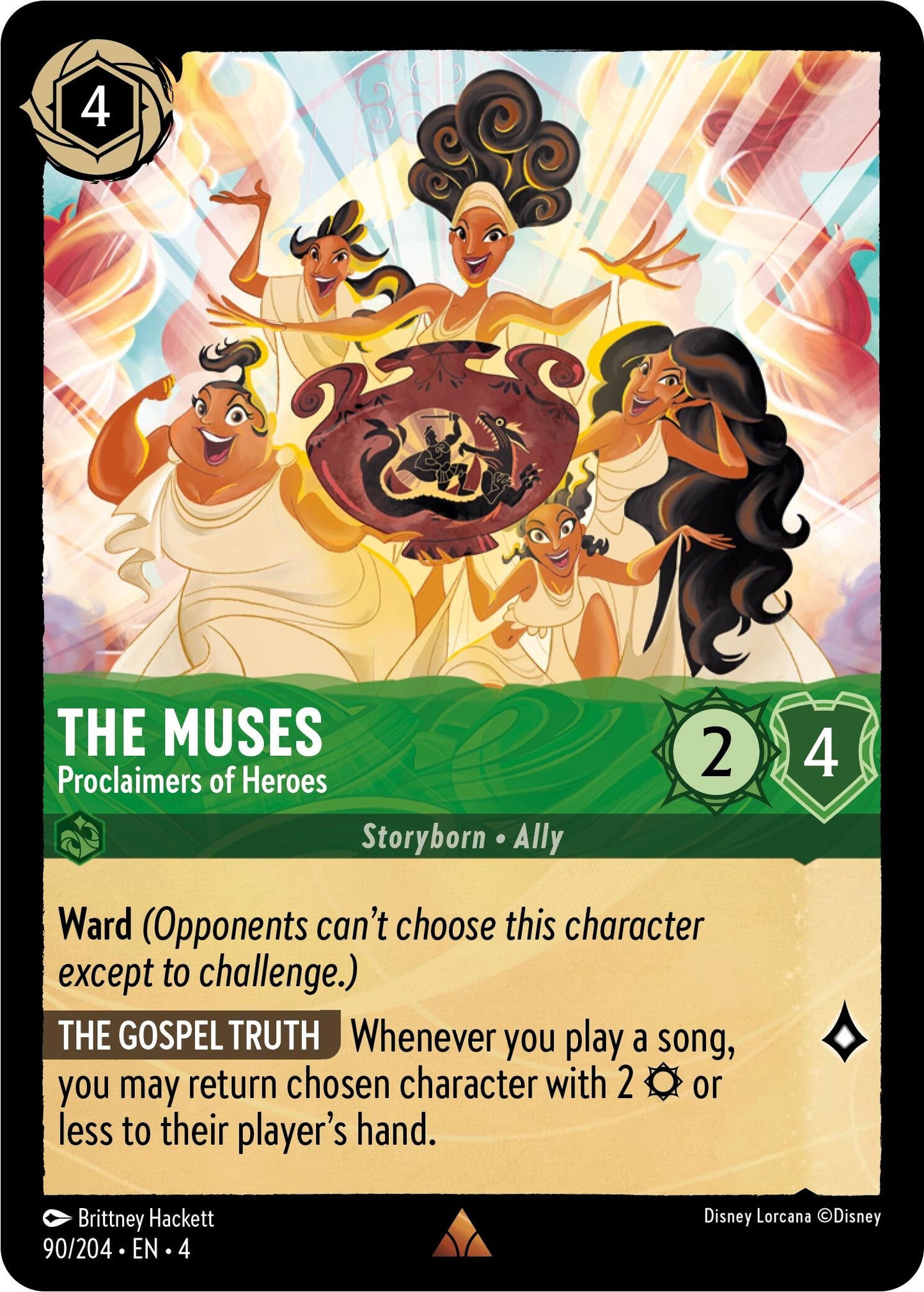 Image for The Muses - Proclaimers of Heroes (90/204) (Ursula's Return) - Disney Lorcana
