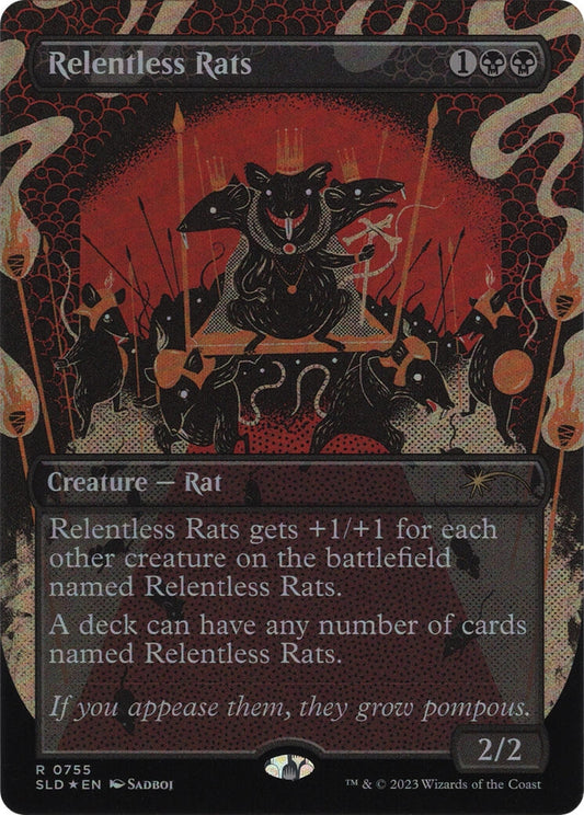 Image for Relentless Rats (755) (755) (Secret Lair Drop Series) - Magic: The Gathering