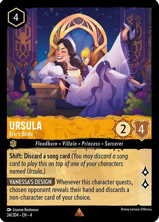 Image for Ursula - Eric's Bride (24/204) (Ursula's Return) - Disney Lorcana