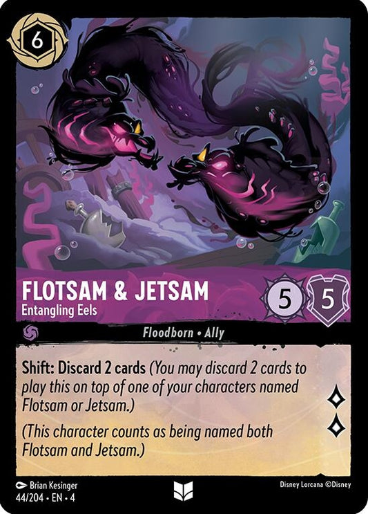 Image for Flotsam & Jetsam - Entangling Eels (44/204) (Ursula's Return) - Disney Lorcana