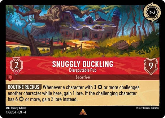 Image for Snuggly Duckling - Disreputable Pub (135/204) (Ursula's Return) - Disney Lorcana