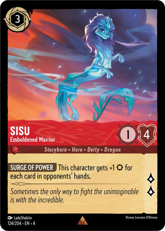 Image for Sisu - Emboldened Warrior (124/204) (Ursula's Return) - Disney Lorcana