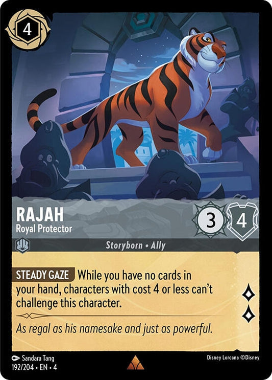 Image for Rajah - Royal Protector (192/204) (Ursula's Return) - Disney Lorcana