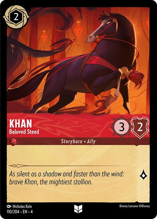 Image for Khan - Beloved Steed (110/204) (Ursula's Return) - Disney Lorcana