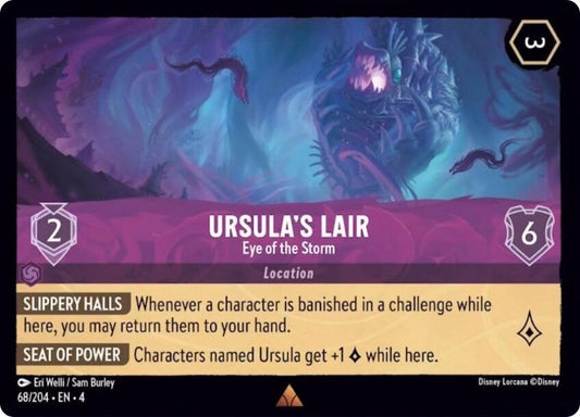 Image for Ursula's Lair - Eye of the Storm (68/204) (Ursula's Return) - Disney Lorcana