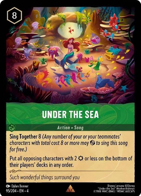 Image for Under the Sea (95/204) (Ursula's Return) - Disney Lorcana