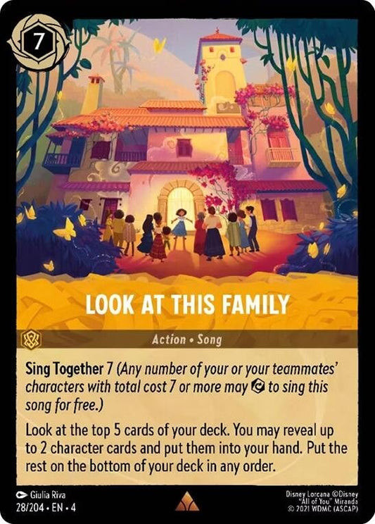 Image for Look at This Family (28/204) (Ursula's Return) - Disney Lorcana