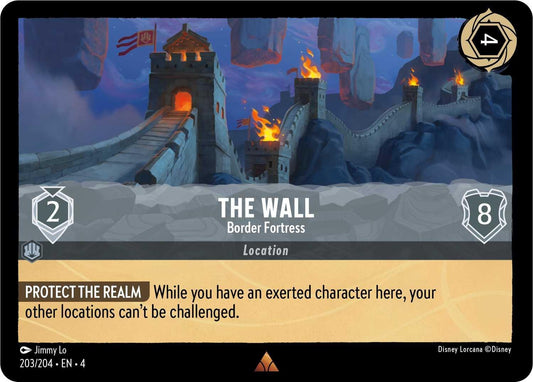 Image for The Wall - Border Fortress (203/204) (Ursula's Return) - Disney Lorcana
