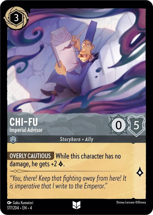 Image for Chi-Fu - Imperial Advisor (177/204) (Ursula's Return) - Disney Lorcana
