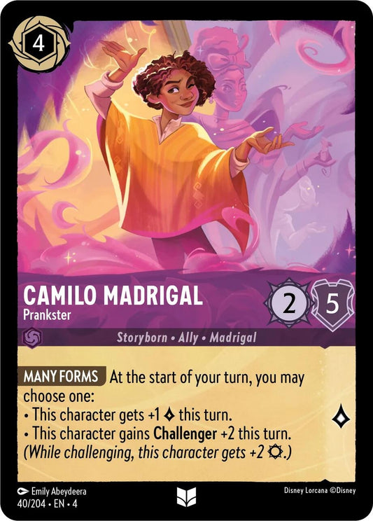 Image for Camilo Madrigal - Prankster (40/204) (Ursula's Return) - Disney Lorcana