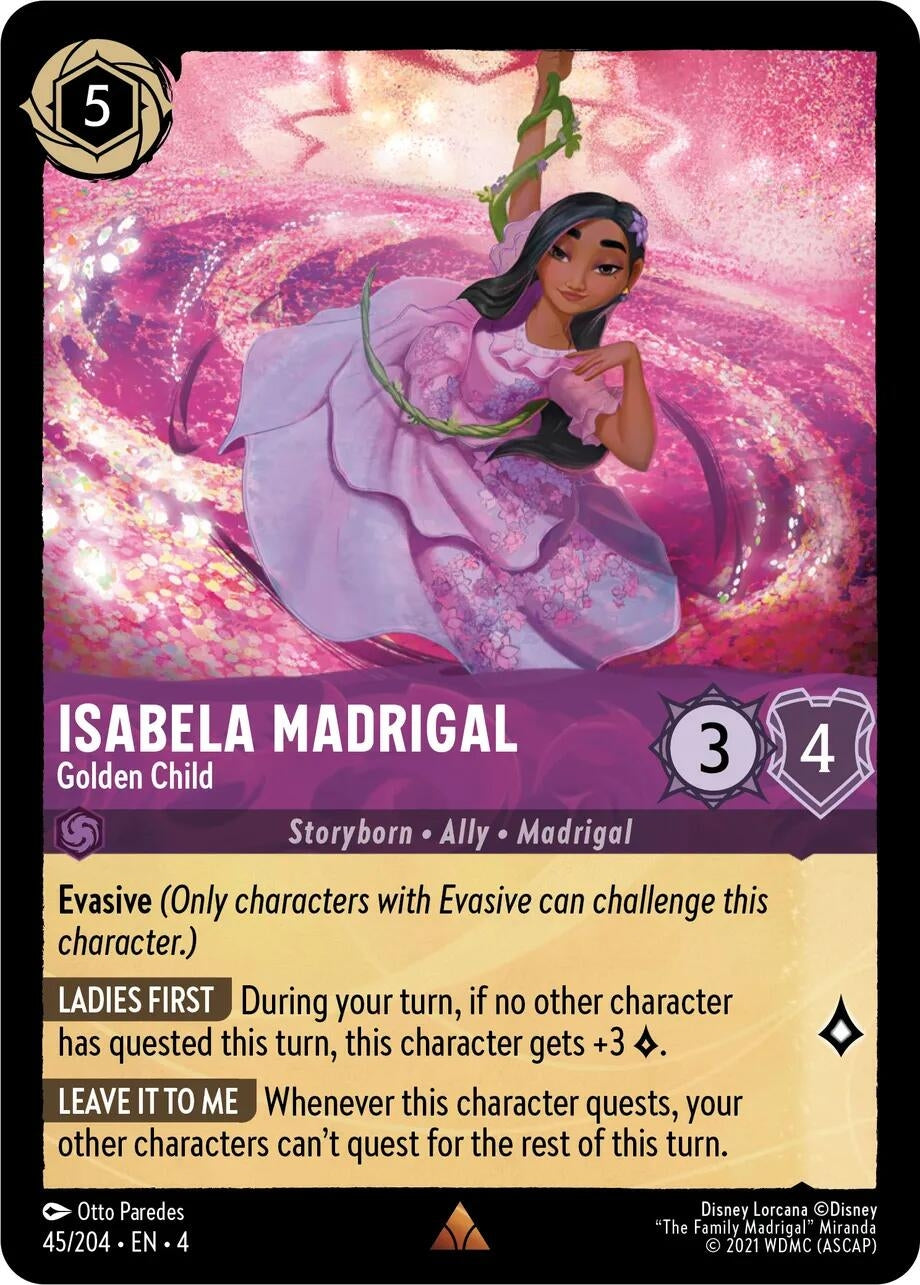 Image for Isabela Madrigal - Golden Child (45/204) (Ursula's Return) - Disney Lorcana