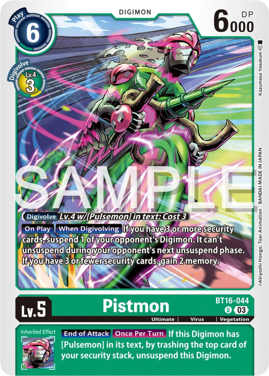 Image for Pistmon (BT16-044 U) (Beginning Observer) - Digimon Card Game