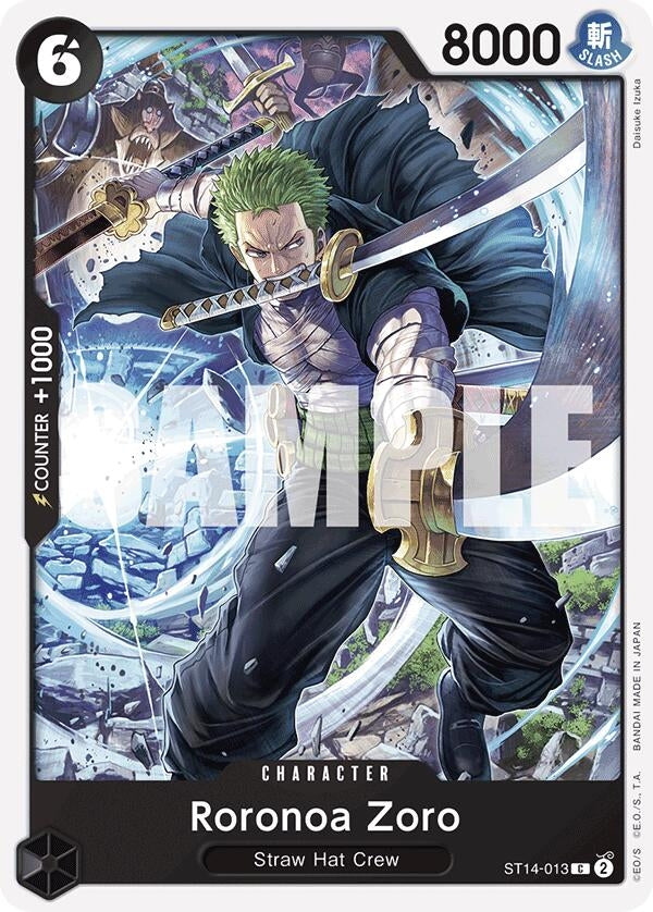 Image for Roronoa Zoro (ST14-013) (Starter Deck 14: 3D2Y) - One Piece Card Game