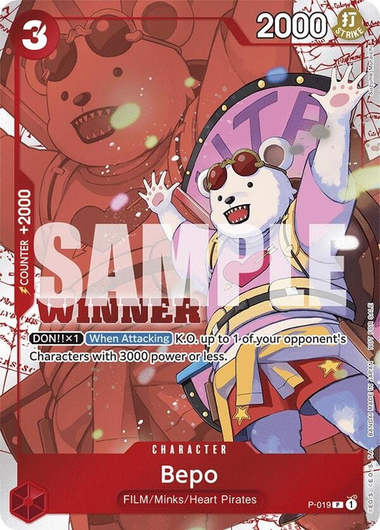 Image for Bepo (Winner Pack Vol. 7) (P-019) (One Piece Promotion Cards) - One Piece Card Game