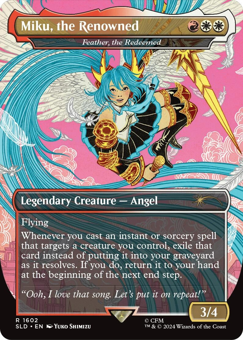 Image for Miku, the Renowned - Feather, the Redeemed (1602) (Secret Lair Drop Series) - Magic: The Gathering
