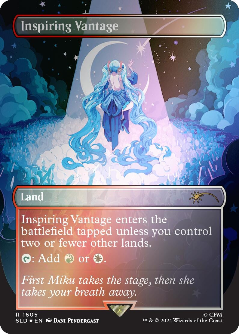 Image for Inspiring Vantage (1605) (Rainbow Foil) (1605) (Secret Lair Drop Series) - Magic: The Gathering