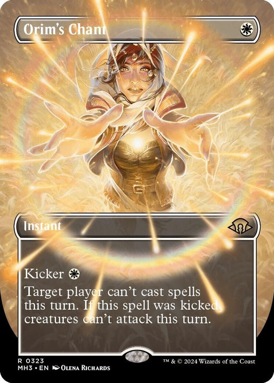 Image for Orim's Chant (Borderless) (323) (Modern Horizons 3) - Magic: The Gathering