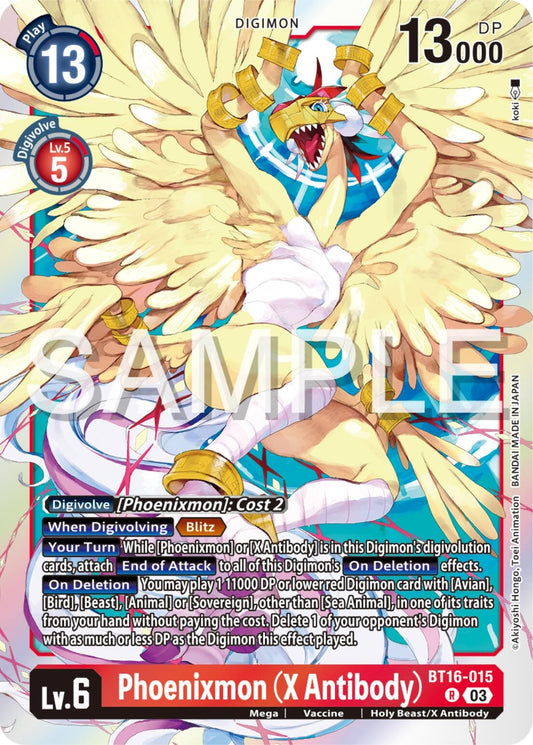 Image for Phoenixmon (X Antibody) (BT16-015 R) (Beginning Observer) - Digimon Card Game