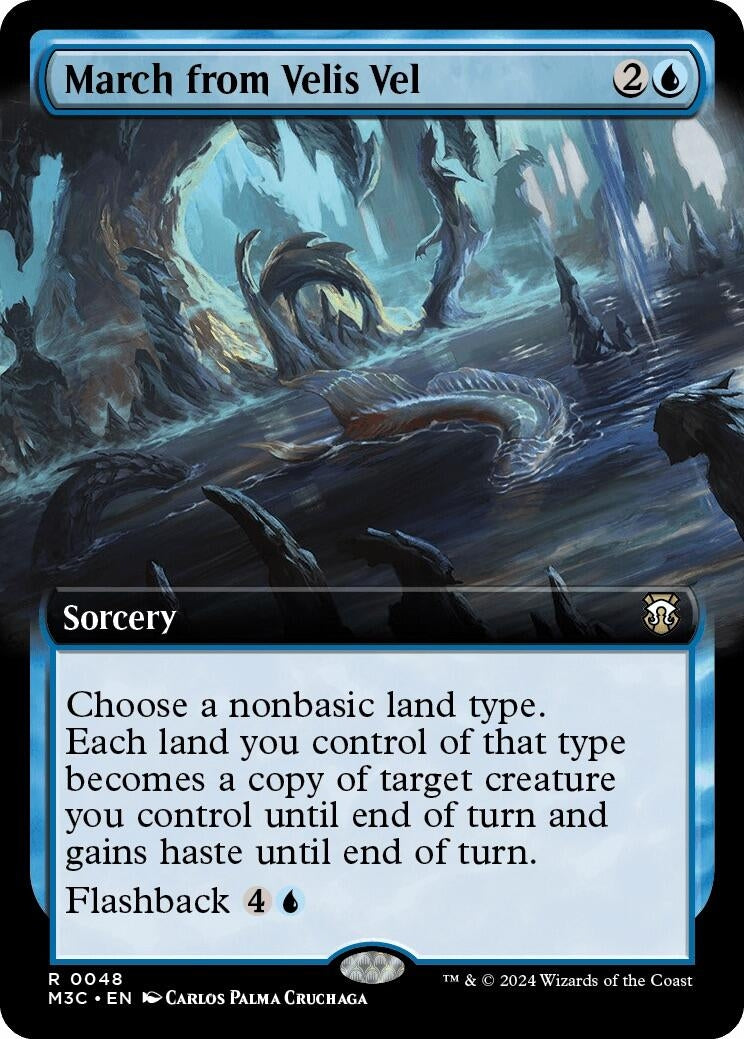 Image for March from Velis Vel (Extended Art) (48) (Commander: Modern Horizons 3) - Magic: The Gathering