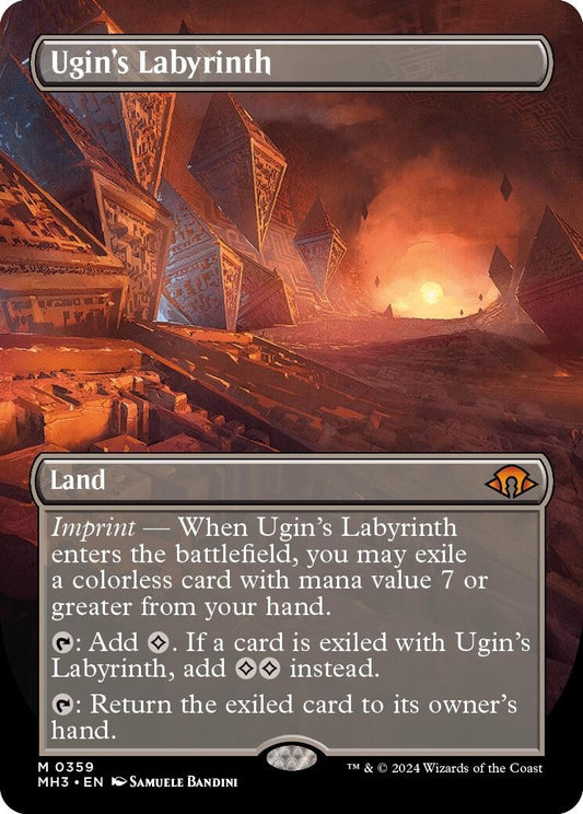 Image for Ugin's Labyrinth (Borderless) (359) (Modern Horizons 3) - Magic: The Gathering