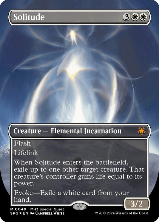 Image for Solitude (Borderless) (Textured Foil) (49) (Special Guests) - Magic: The Gathering