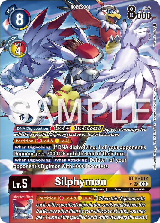 Image for Silphymon (Alternate Art) (BT16-012 SR) (Beginning Observer) - Digimon Card Game