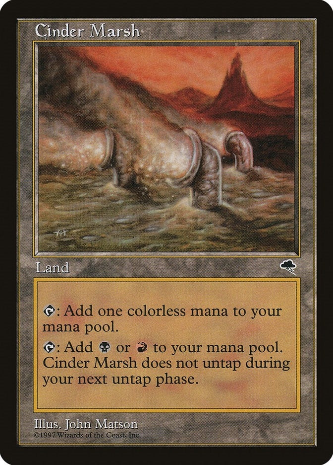 Image for Cinder Marsh (317) (Tempest) - Magic: The Gathering