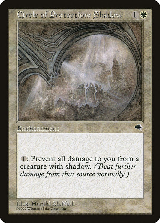 Image for Circle of Protection: Shadow (12) (Tempest) - Magic: The Gathering