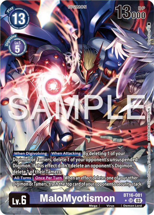 Image for MaloMyotismon (Alternate Art) (BT16-081 SR) (Beginning Observer) - Digimon Card Game