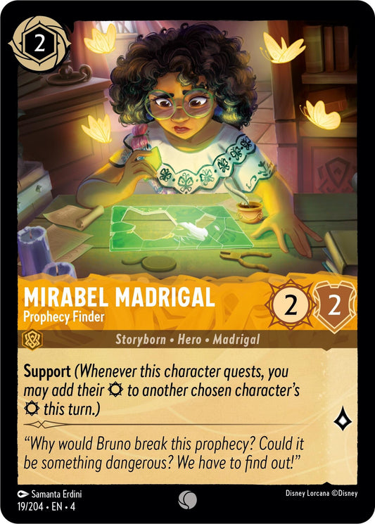 Image for Mirabel Madrigal - Prophecy Finder (19/204) (Ursula's Return) - Disney Lorcana
