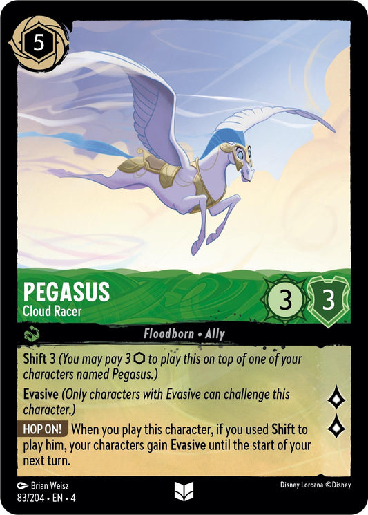 Image for Pegasus - Cloud Racer (83/204) (Ursula's Return) - Disney Lorcana