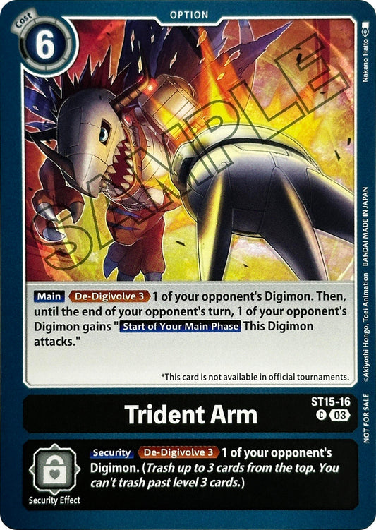 Image for Trident Arm (Demo Deck Exclusive) (ST15-16 C) (Digimon Demo Deck Exclusive Cards) - Digimon Card Game