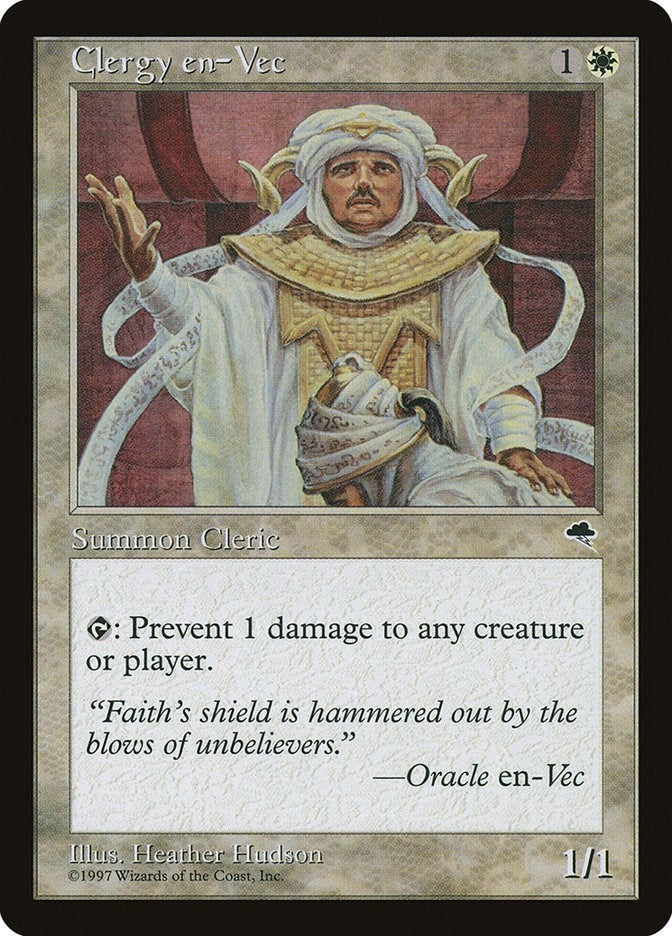 Image for Clergy en-Vec (14) (Tempest) - Magic: The Gathering
