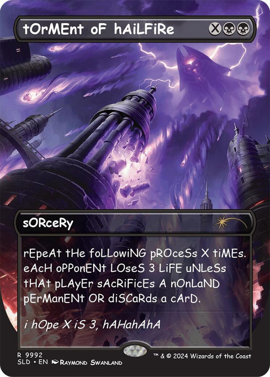 Image for tOrMEnt oF hAiLFiRe (9992) (Secret Lair Drop Series) - Magic: The Gathering
