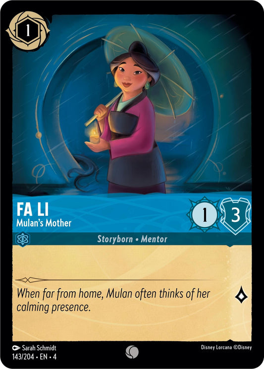 Image for Fa Li - Mulan's Mother (143/204) (Ursula's Return) - Disney Lorcana