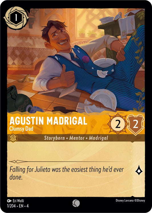 Image for Agustin Madrigal - Clumsy Dad (1/204) (Ursula's Return) - Disney Lorcana