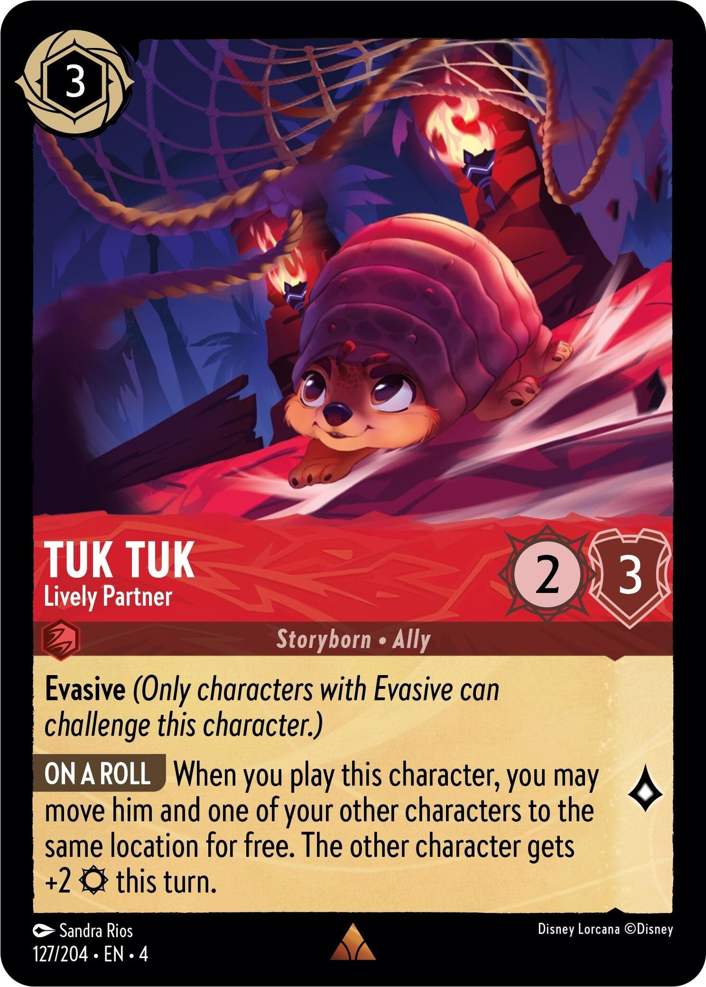Image for Tuk Tuk - Lively Partner (127/204) (Ursula's Return) - Disney Lorcana